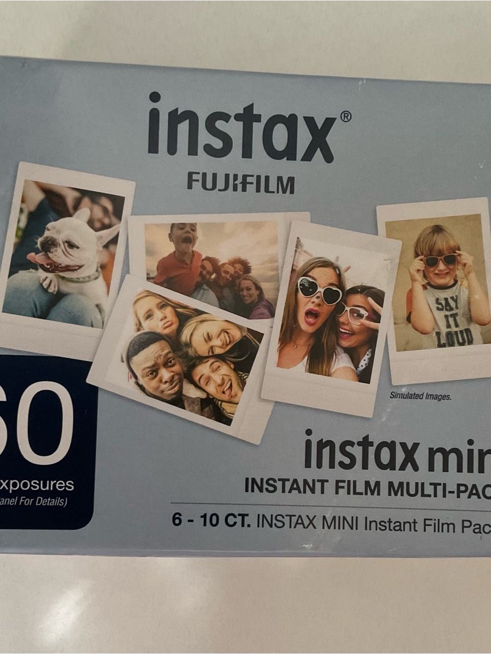 Fujifilm Instax Mini Instant Film - 60 Exposures (600016111) EXP 08/2027 New